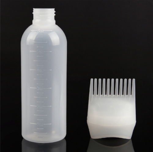 120ml Women&apos;s Fashion Hair Dye Bottle Applicator Brush Dispensing Salon Hairdressing Tool