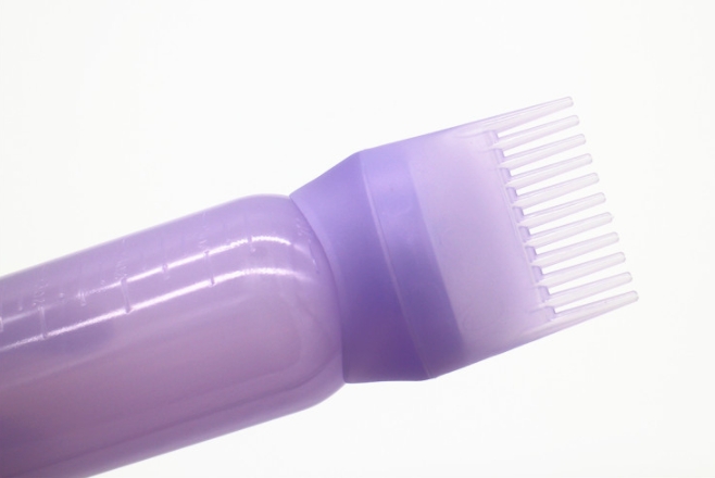 120ml Women&apos;s Fashion Hair Dye Bottle Applicator Brush Dispensing Salon Hairdressing Tool