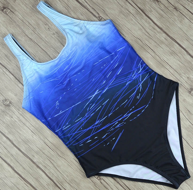 Sexy One Piece Swimsuit Female Women Swimwear High Neck Bandage Criss Cross Bather Monokini