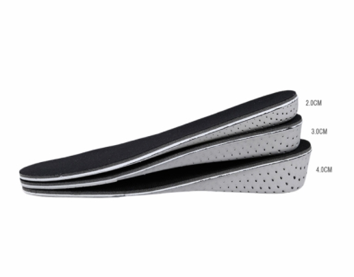 Men/Women Height Increase Insole Comfortable 4.0CM Height Increase Heel Shoe Insole