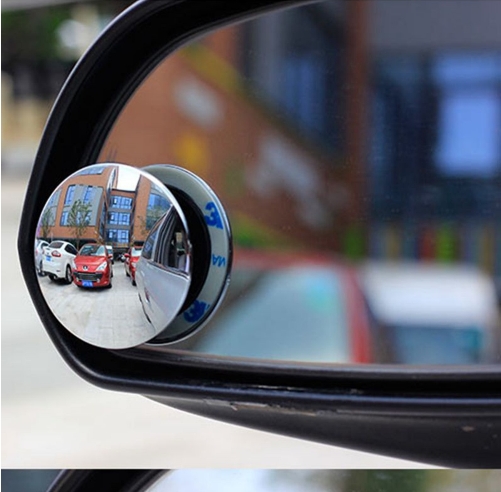 2pcs 360 Degree Rotable wide angle Round blind spot mirror Car Rearview Convex Mirror