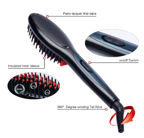 Hair Brush Fast Hair Straightener Comb hair Electric brush comb Irons Auto Straight Hair Comb brush