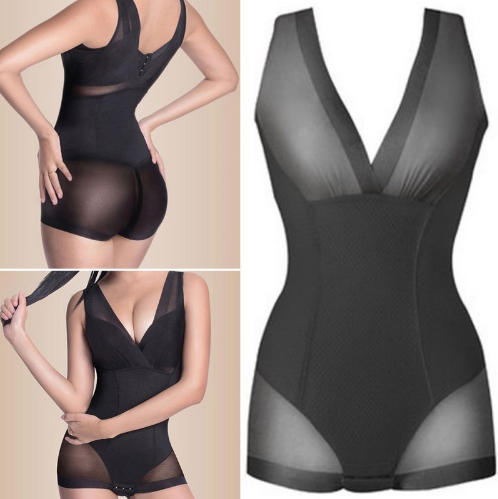 Lady Slimming Burn Fat Briefs Shapewear Tummy Slim Bodysuit Full Body Shaper Slimming Underwear