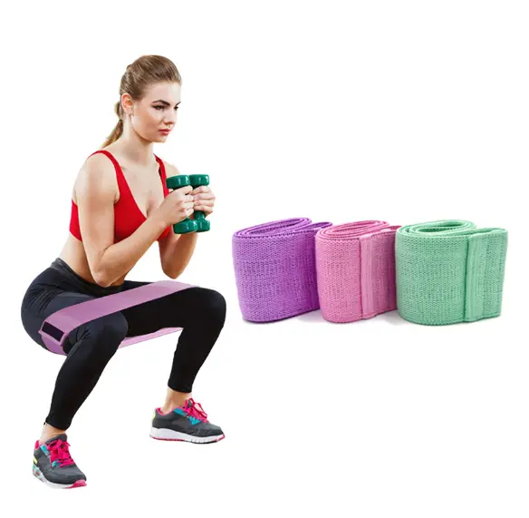 Fitness Resistance Band Buttocks Expansion Fitness Cloth Rubber Band Elastic Expander Suitable For Home Exercise Sport Equipment