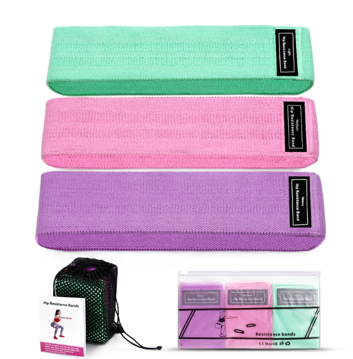 Fitness Resistance Band Buttocks Expansion Fitness Cloth Rubber Band Elastic Expander Suitable For Home Exercise Sport Equipment