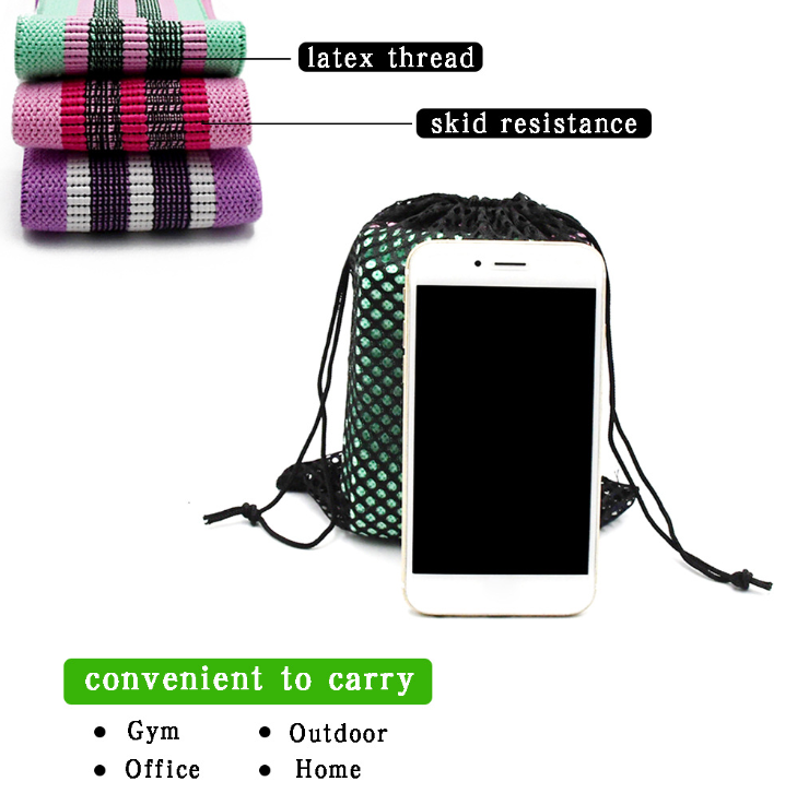Fitness Resistance Band Buttocks Expansion Fitness Cloth Rubber Band Elastic Expander Suitable For Home Exercise Sport Equipment