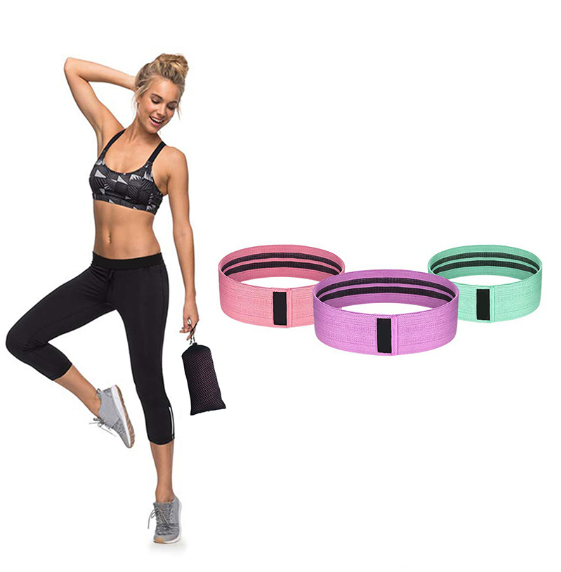 Fitness Resistance Band Buttocks Expansion Fitness Cloth Rubber Band Elastic Expander Suitable For Home Exercise Sport Equipment