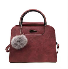 Hot Sale Fashion PU Leather Women's Handbags Ladies Small Shopping Bag Shoulder Messenger Crossbody Handbags Red One size