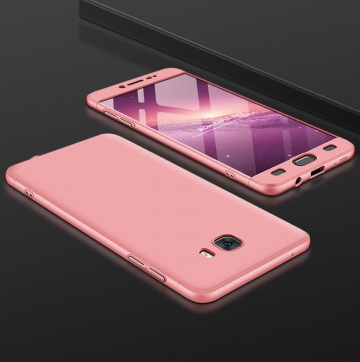 Frosted Hard PC Back Cover Full Body 3 Detachable Parts Case for Samsung Galaxy C9 Pro C9000