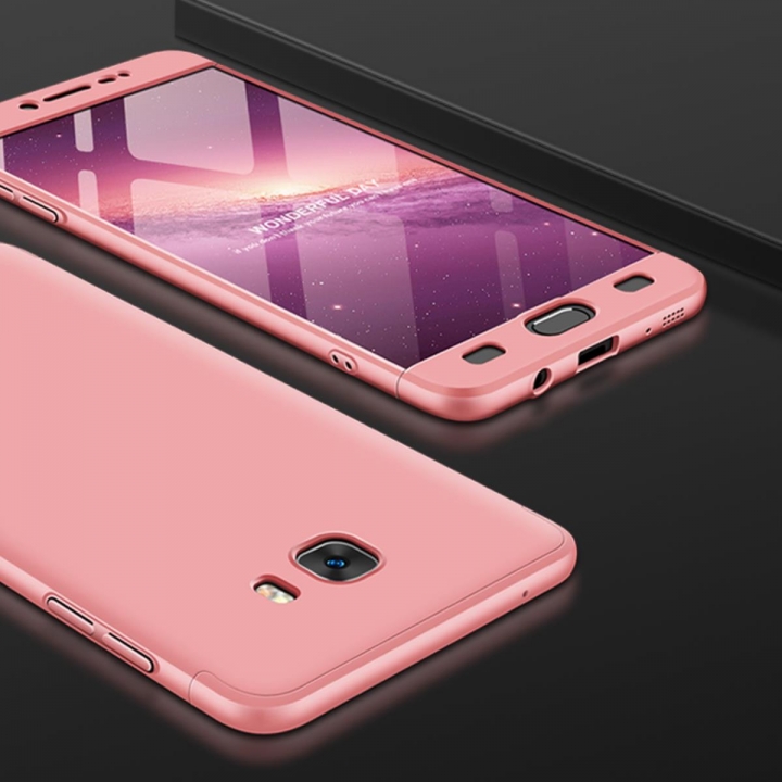 Frosted Hard PC Back Cover Full Body 3 Detachable Parts Case for Samsung Galaxy C9 Pro C9000