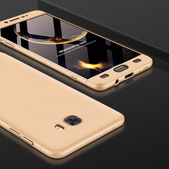 Frosted Hard PC Back Cover Full Body 3 Detachable Parts Case for Samsung Galaxy C9 Pro C9000