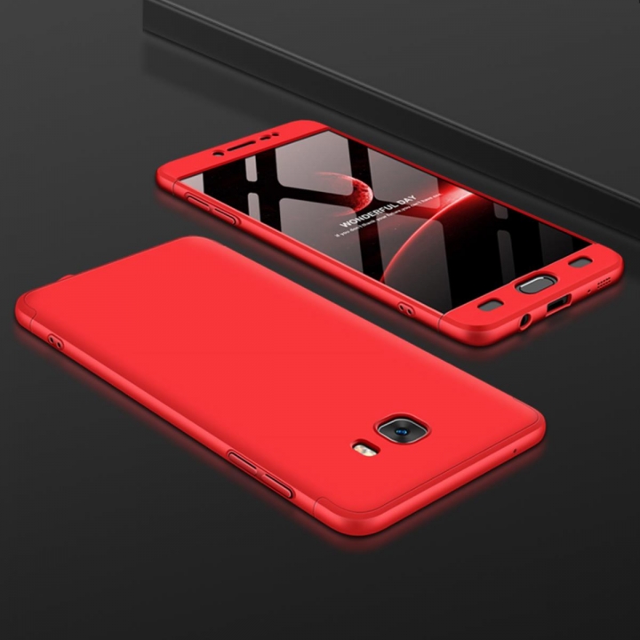 Frosted Hard PC Back Cover Full Body 3 Detachable Parts Case for Samsung Galaxy C9 Pro C9000