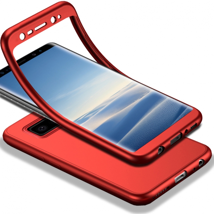 Matte Finish Slim Cover 2 in 1 Full Coverage Protection Case for Samsung Galaxy Note 8