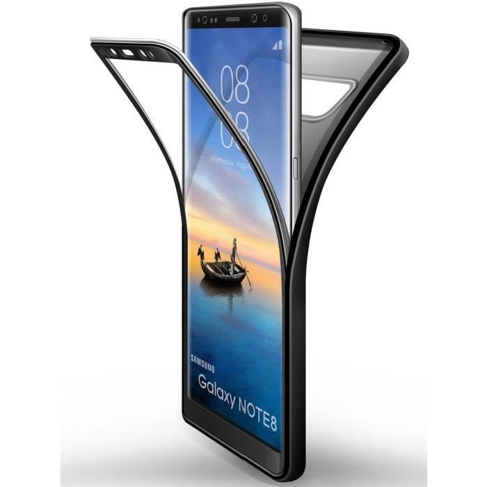 Matte Finish 2 in 1 Full Protection with Tempered Glass Screen Protector for Samsung Galaxy Note 8