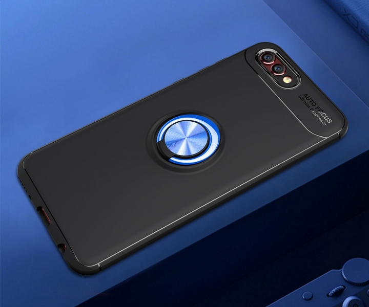[Ring Bracket]TPU Shock Absorber Shell Creative Car Bracket Cover for Huawei Honor View 10/Honor V10