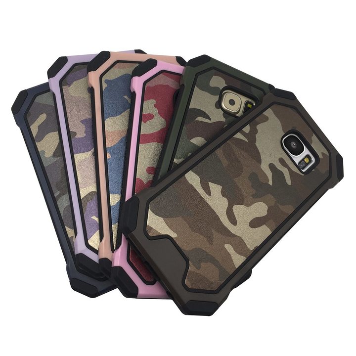 [2 in 1] Anti-Scratch TPU Camouflage Anti-Shock Slim Case for Samsung Galaxy S7/SM-G930F