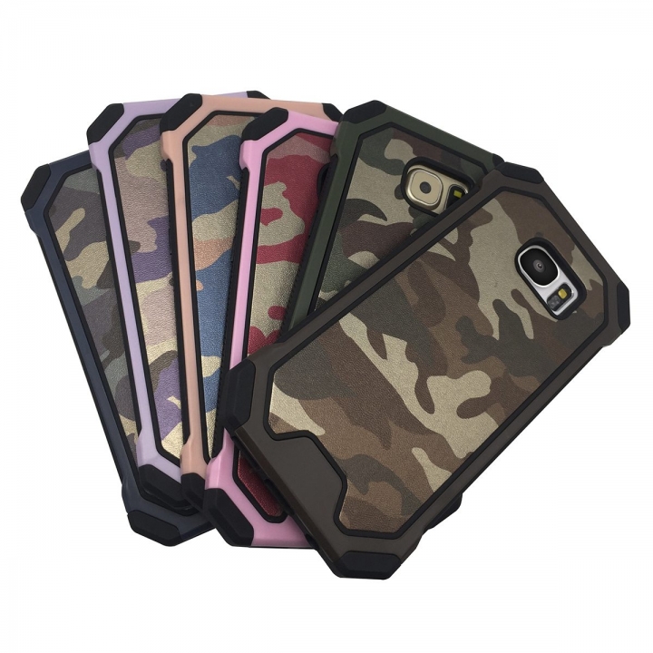 [2 in 1] Anti-Scratch TPU Camouflage Anti-Shock Slim Case for Samsung Galaxy S7/SM-G930F
