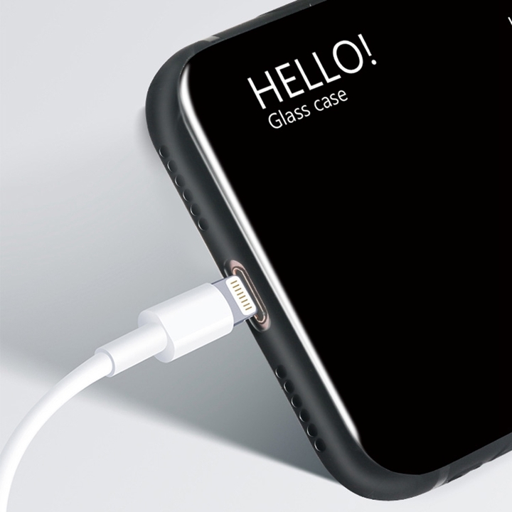 Gradient Change Color Tempered Glass Case Soft TPU Phone Cover Case for Nokia 6.1 Plus (Nokia X6)