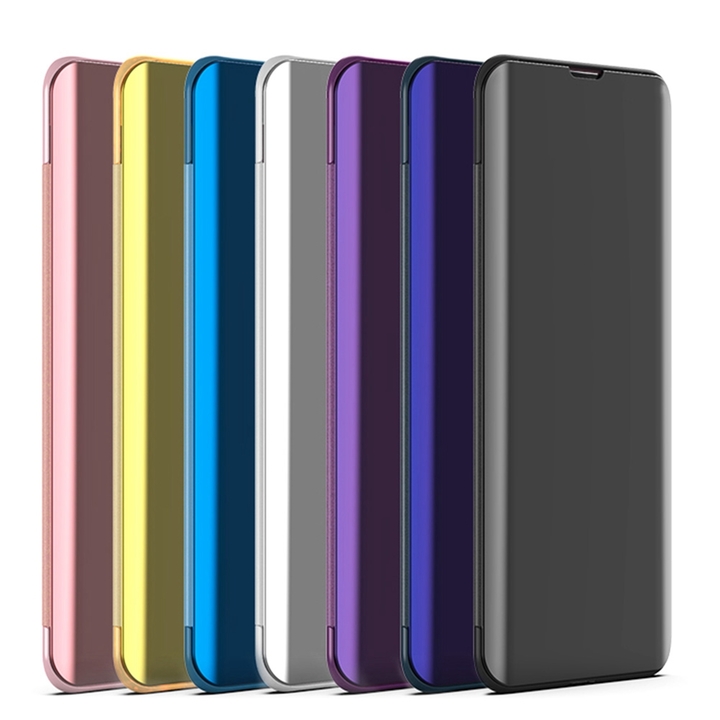 Translucent View Mirror Case Flip Electroplate Stand Smart Cover for Samsung Galaxy Note 3