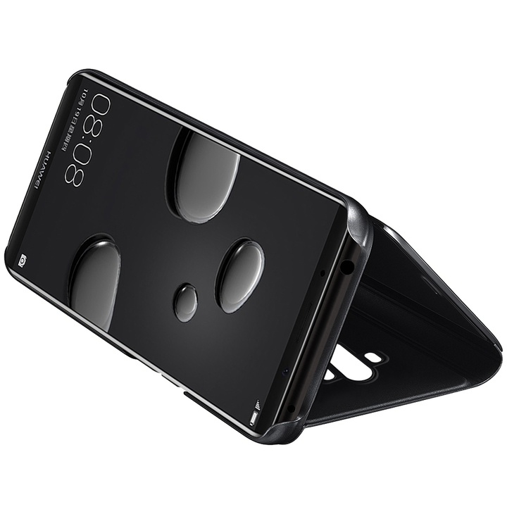 Translucent Mirror Flip Cover Bookstyle Stand Case for Huawei Mate 10 Pro