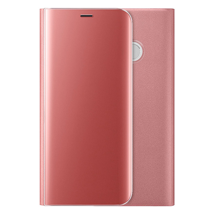 Translucent Mirror Flip Cover Bookstyle Stand Case for Huawei P8 Lite 201