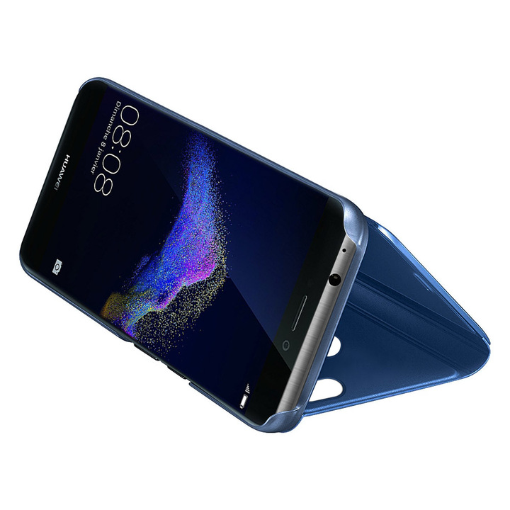 Translucent Mirror Flip Cover Bookstyle Stand Case for Huawei P8 Lite 201