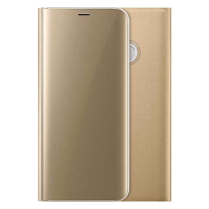 Translucent Mirror Flip Cover Bookstyle Stand Case for Huawei P8 Lite 201