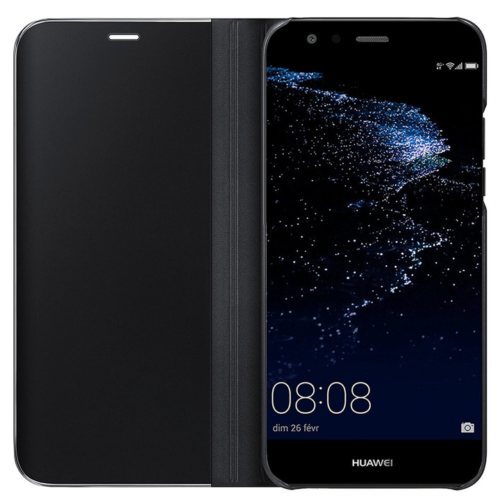 Translucent Mirror Flip Cover Bookstyle Stand Case for Huawei P10 Lite