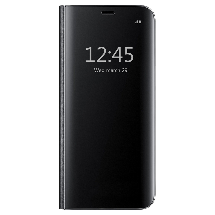S-View Flip Case Ultra Slim Translucent Mirror Smart Case Cover for  Samsung Galaxy Note 5