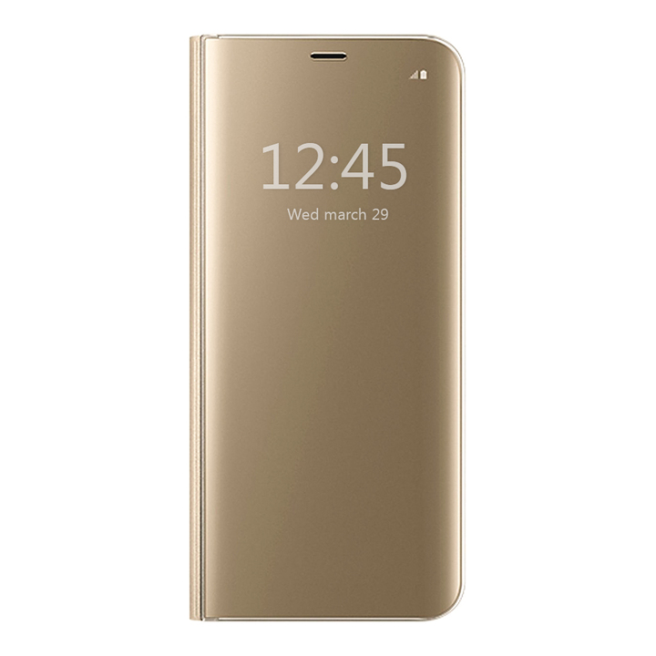S-View Flip Case Ultra Slim Translucent Mirror Smart Case Cover for  Samsung Galaxy Note 5