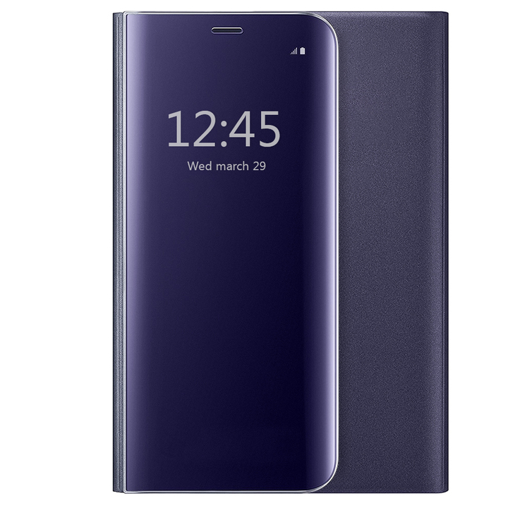 S-View Flip Case Ultra Slim Translucent Mirror Smart Case Cover for iPhone 6 Plus/6S Plus