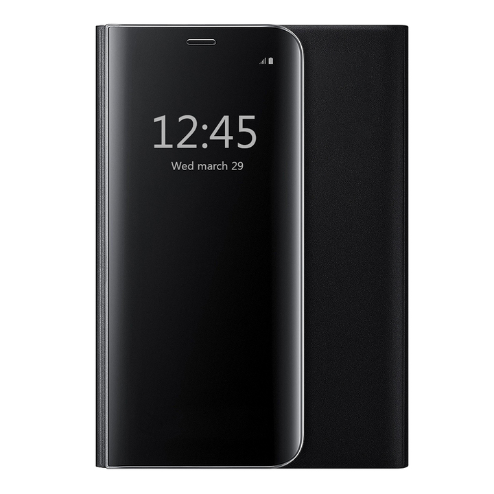 S-View Flip Case Ultra Slim Translucent Mirror Smart Case Cover for iPhone 6 Plus/6S Plus