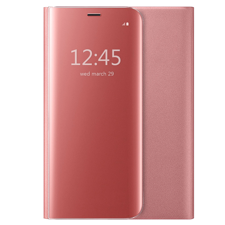 S-View Flip Case Ultra Slim Translucent Mirror Smart Case Cover for iPhone 6 Plus/6S Plus