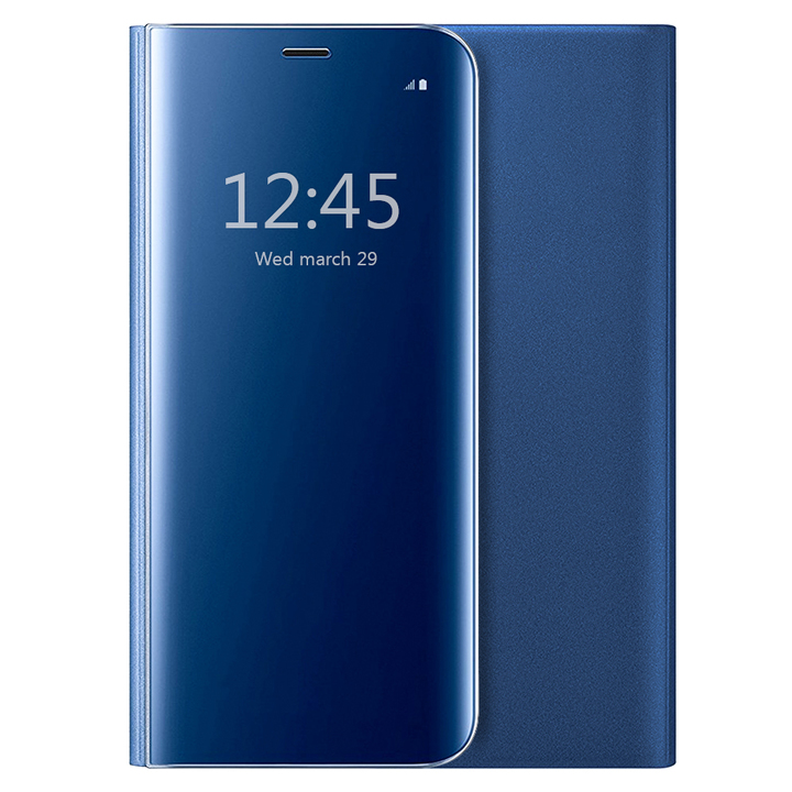 S-View Flip Case Ultra Slim Translucent Mirror Smart Case Cover for iPhone 6 Plus/6S Plus