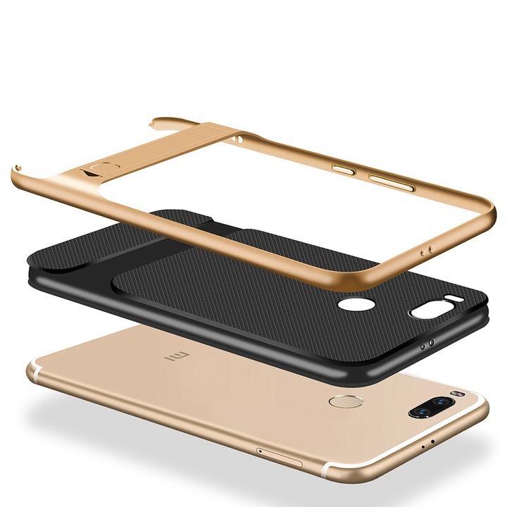 Shock-absorption Protection Dual Layer Hybrid Slim Kickstand Cover Case for Xiaomi Mi A1/Mi 5X