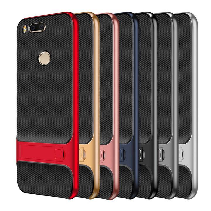 Shock-absorption Protection Dual Layer Hybrid Slim Kickstand Cover Case for Xiaomi Mi A1/Mi 5X