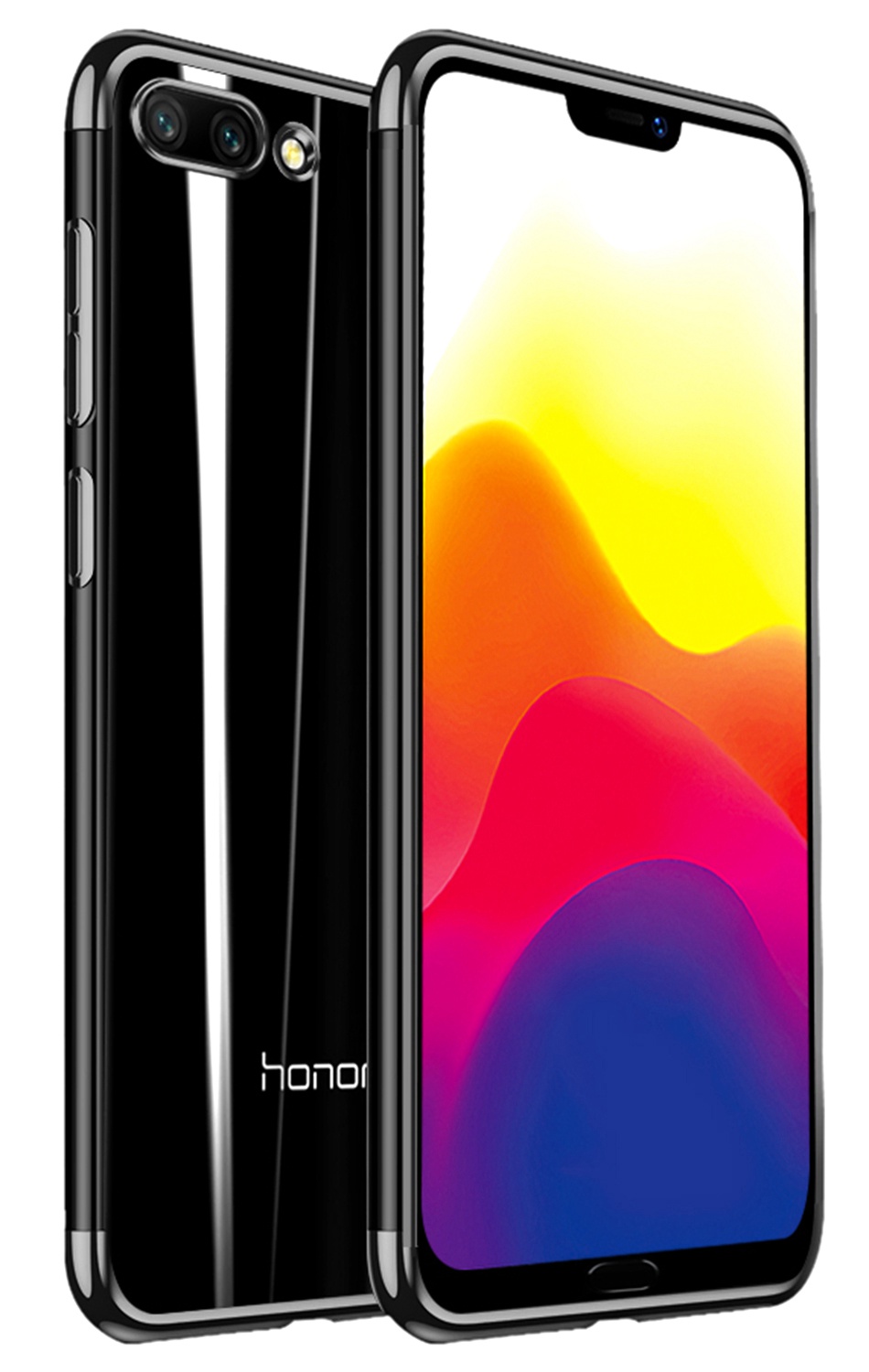 Soft TPU Transparent Plating Frame Shockproof Case for Huawei Honor 10
