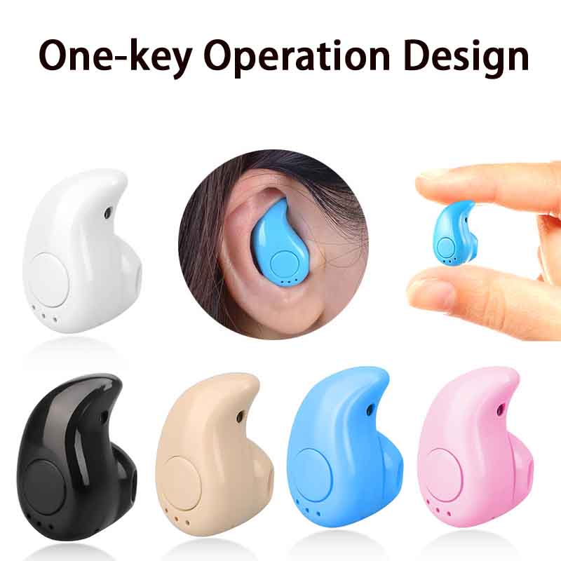 Mini Wireless Bluetooth Earphone In Ear Sport with Mic Handsfree Headset Earbuds for All Phones