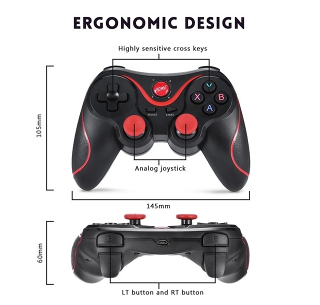 X3 Bluetooth Wireless Gamepad Game Controller Joystick For Android IOS Mobile Phones PC Game Handle Game remote