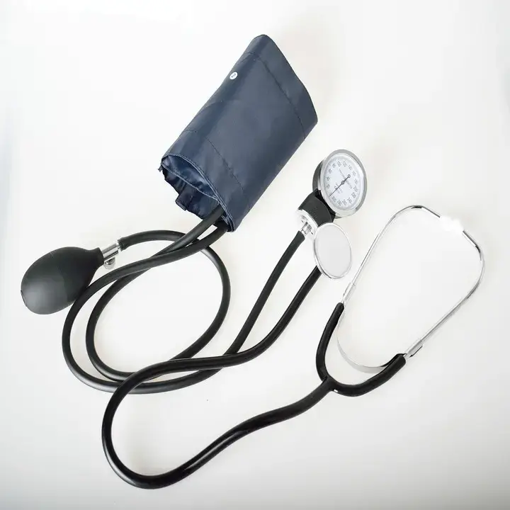 Medical Sphygmomanometer Aneroid Manual Arm Blood Pressure Monitor Aneroid Sphygmomanometer With Cuff Stethoscope