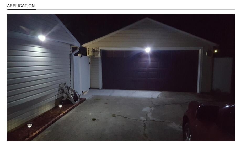 30LED Solar Power Wall Light Outdoor Waterproof Energy Saving Yard Path Home Garden Security Lamp black 124mm 0.65w