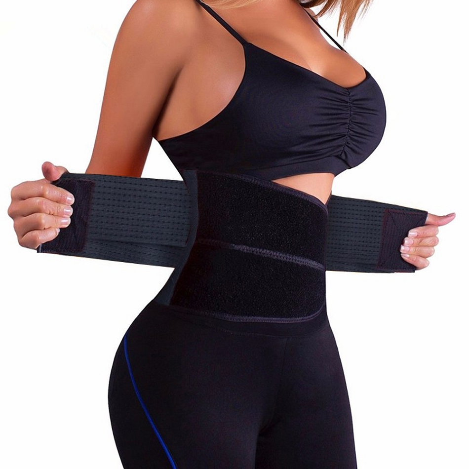 Hot sell Women's Waist Trainer Body Shaper Workout Waist Cincher Belt Sport Trimmer Girdle Shaperwear