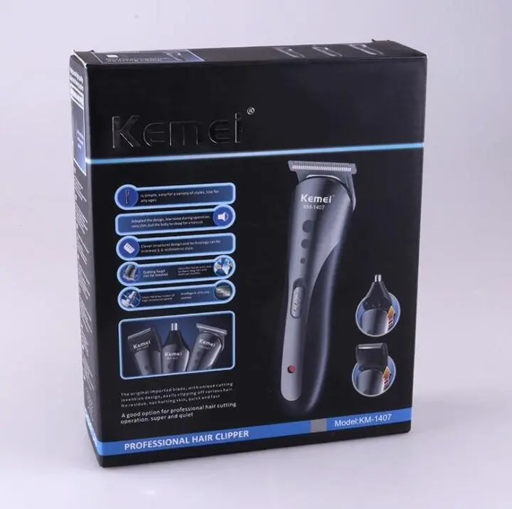 Orginal 3 in1 Rechargable Ear Nose Electric Shaver Beard Face Eyebrows Shaving Nose Hair Safe Shaver