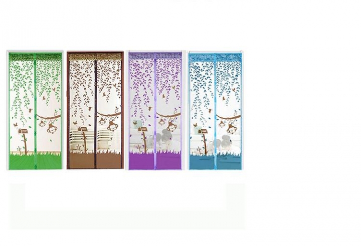 Magnet Mosquito Net Summer Anti-mosquito Mesh magnetic Curtains Soft Yarn Door Tulle Window Screen
