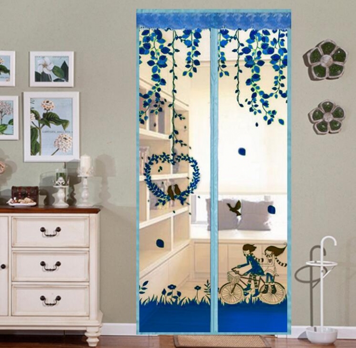 Magnet Mosquito Net Summer Anti-mosquito Mesh magnetic Curtains Soft Yarn Door Tulle Window Screen