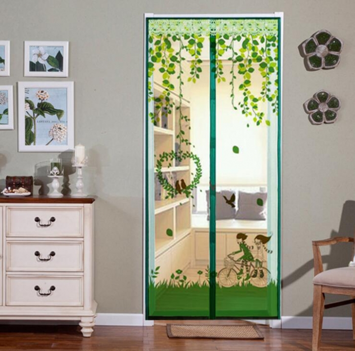 Magnet Mosquito Net Summer Anti-mosquito Mesh magnetic Curtains Soft Yarn Door Tulle Window Screen