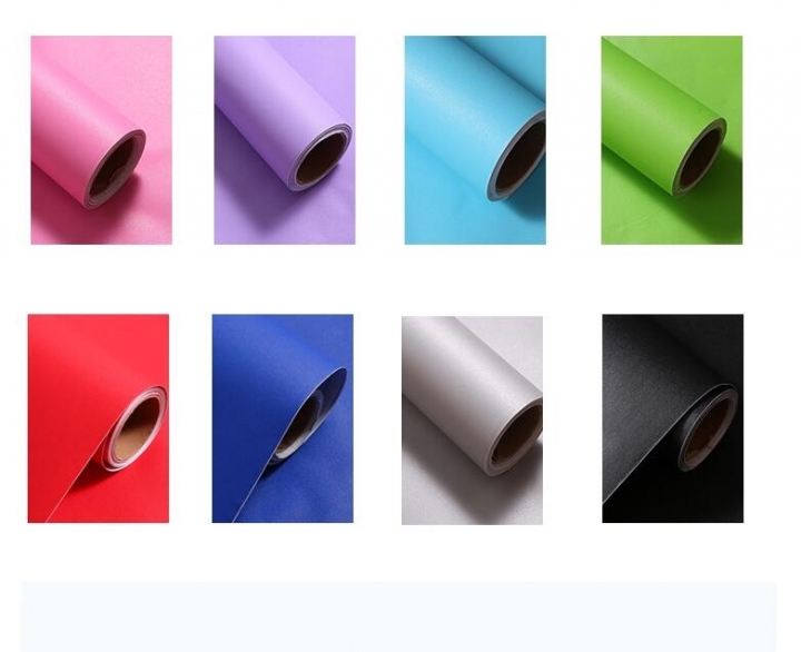 DIY Decorative Film Wardrobe Kitchen Cabinets Waterproof Wall Stickers PVC Self Adhesive Wallpaper