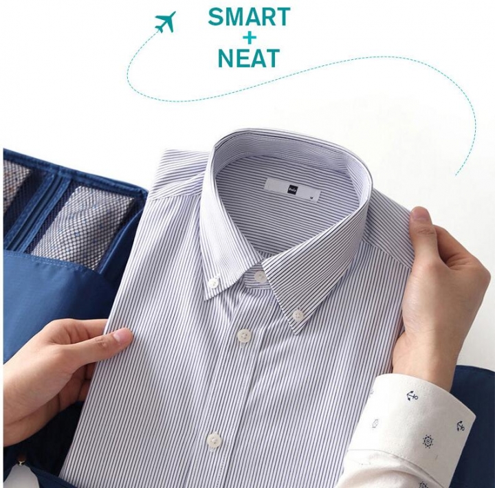 Business Men Travel Shirt Tie Bag Organizer Portable Handbag Super Lightweight Packing Organizer