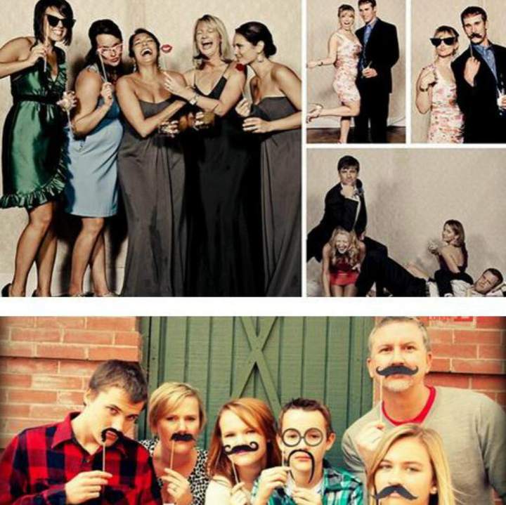 21PCS Funny Photo Booth Props Hat Mustache On A Stick Wedding Favors Birthday Party Decoration