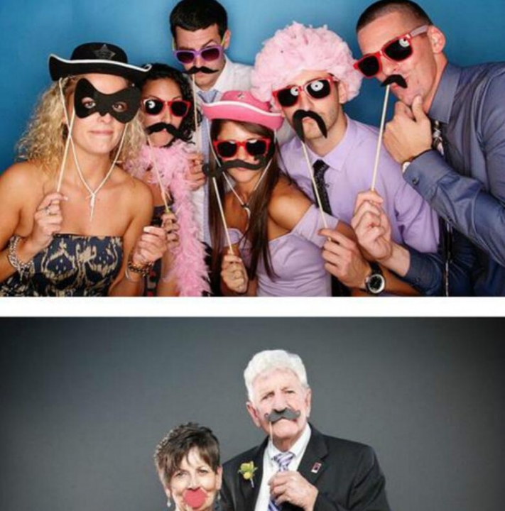 21PCS Funny Photo Booth Props Hat Mustache On A Stick Wedding Favors Birthday Party Decoration